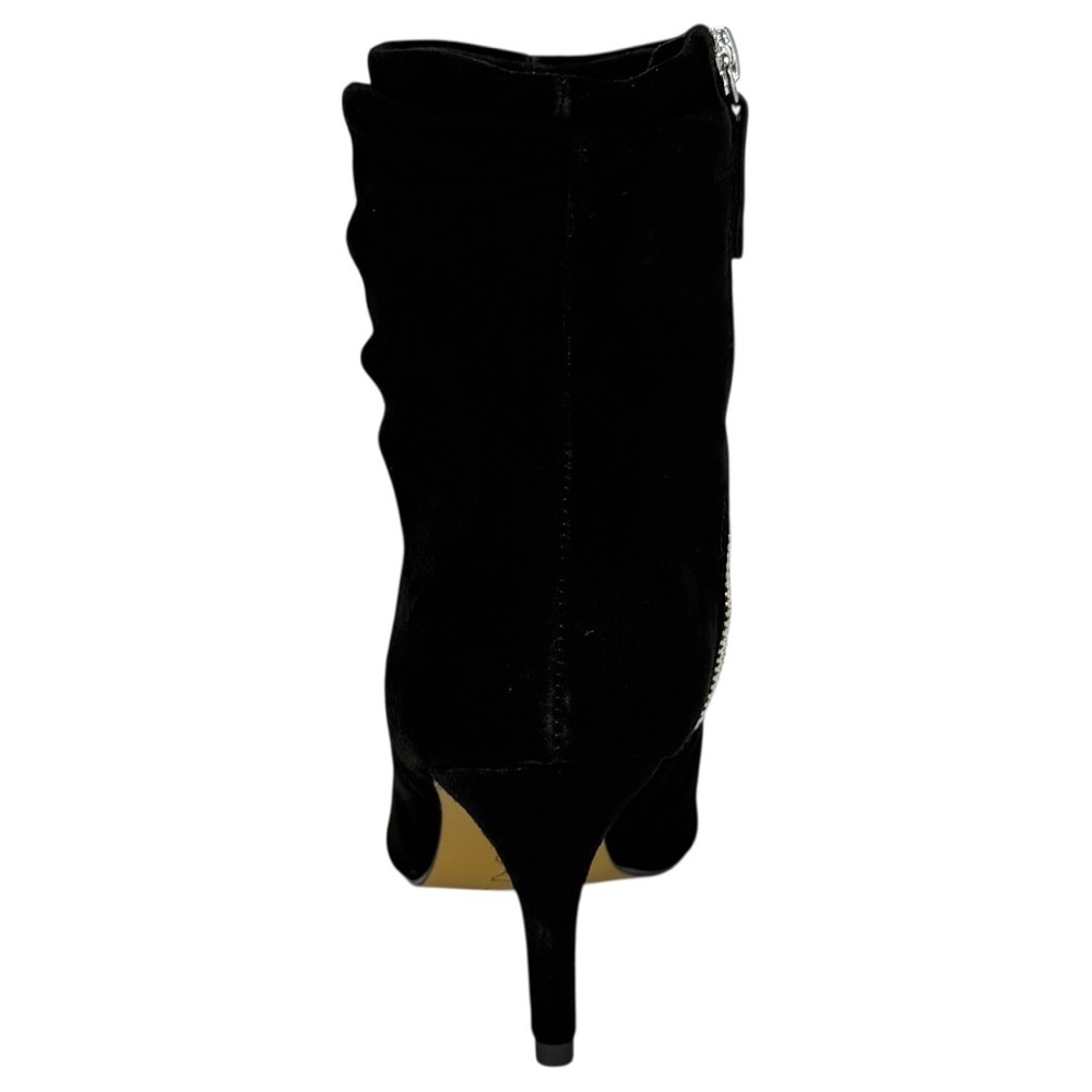 Bella Bita Danielle Black Kidsuede Leather Womens Heeled Ankle Boots Size 10M - Picture 4 of 13